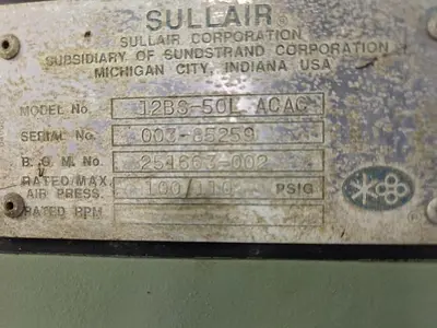 USED 1985 SULLAIR 50 HP