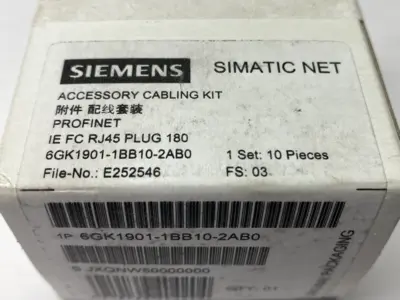 USED SIEMENS SIMATIC NET INDUSTRIAL ETHERNET RJ45 PLUG LOT OF 12