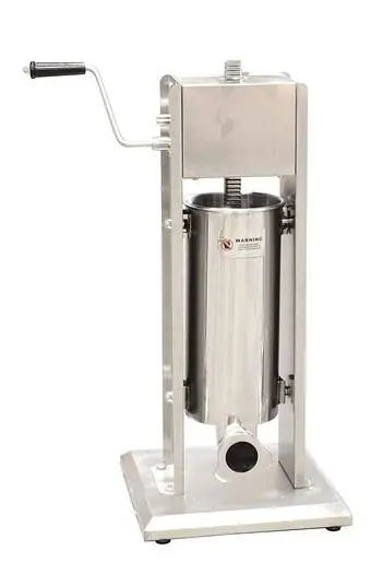 Stainless Steel Sausage Stuffer with 11 lbs. Capacity - Economy model
