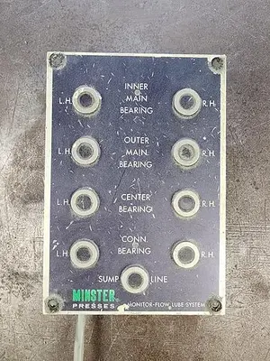 Minster Monitor Flow Lube System Indicator *Sold Individually*