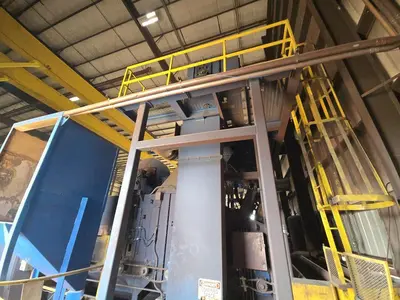 Used 2008 BLASTEC 10' PLATE Roller Conveyor Shot Blaster Pennsylvania US | Shot Blasting Equipment #1541094