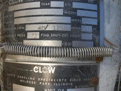 USED CLOW V-162T