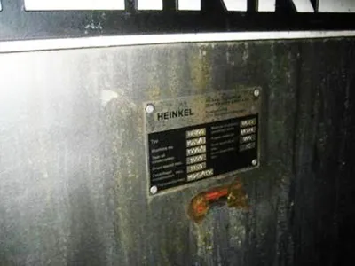 Heinkel HF 800 Inverting Filter centrifuge, Hastelloy C22.