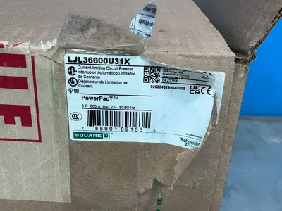 New | in-Stock SQUARE D LJL36600U31X Circuit Breakers Ohio US | HGR 24 #1406129