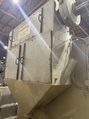 72” TABLE PANGBORN MODEL 6LK-7 ROTOBLAST SHOT BLAST MACHINE: YOBRO #24410