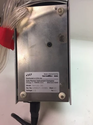 Used Cole-Palmer Instrument Company 78016-30 Pumps Indiana US | J&J Industrial Supply #513377