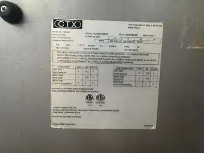 Used Middleby Marshall Used Middleby DZ33T CTX Electric Infrared Conveyor Oven Triple Stack 208V - 1 or 3Ph Conveyor Ovens Illinois US | Falcon Restaurant Supply #1374858
