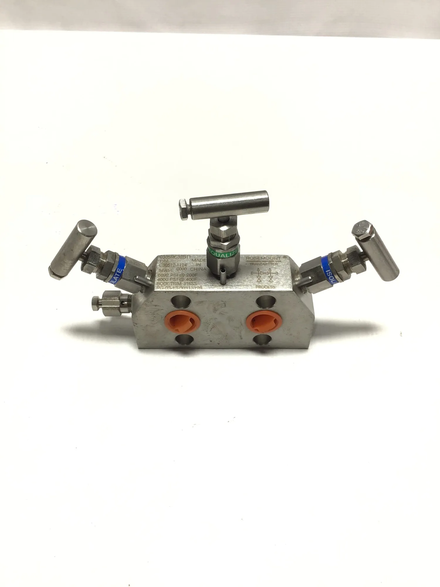 Rosemount 0305RC32B11 3 Way Manifold Valve Transmitter
