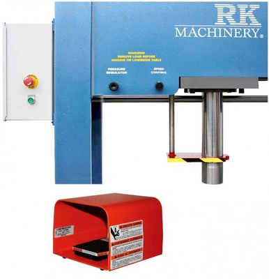 RK HYDRAULIC H-FRAME PRESS, MODEL HFP-100T