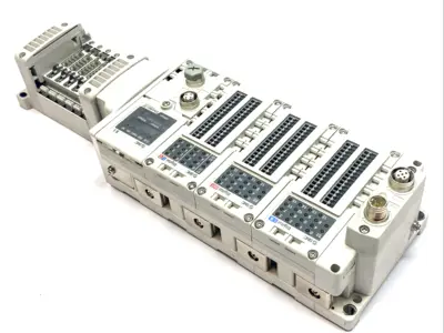 Used SMC PLUG‑IN MANIFOLD FOR VQ1000 5‑PORT SOLENOID VALVES Connector Accessories | Maverick Industrial Sales #1102557