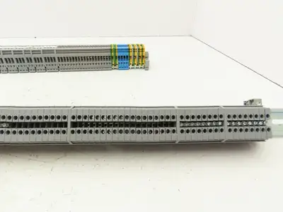 Entrelec Terminal Block DIN Rail Lot of 140
