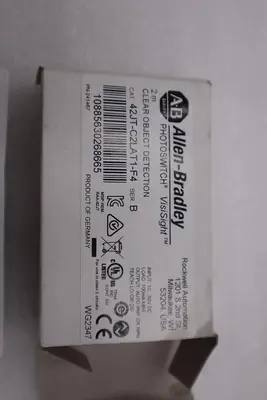 Allen Bradley 42JT-C2LAT1-F4 Photoelectric Sensor Clear Object Detect #H1230A