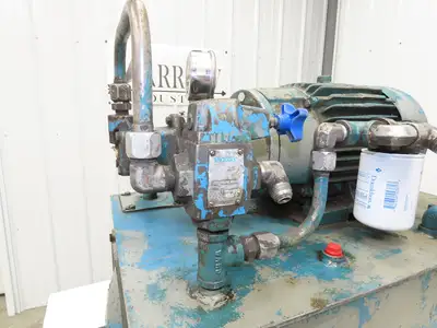 Eaton Vickers V101P5P1C20 Hydraulic Power Unit 5 GPM 5Hp 2500 PSI 230/460V 3Ph