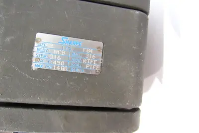 NEW SHARPE SIZE 2" BALL VALVE FIG. F84 BALL /STEM 316
