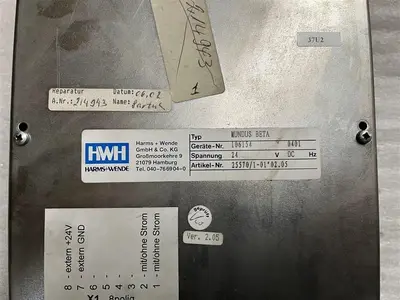 USED HWH HARMS WENDE MUDUS BETA
