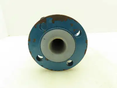 Flowserve AKH3 Atomac 1.5" Flanged Chemical Ball Valve 2Pc PFA Teflon Lined
