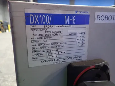USED 2011 YASKAWA MOTOMAN MOTOMANMH6