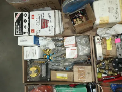 3 PALLETS OF ASSORTED VALVE AND REPLACEMENT PARTS