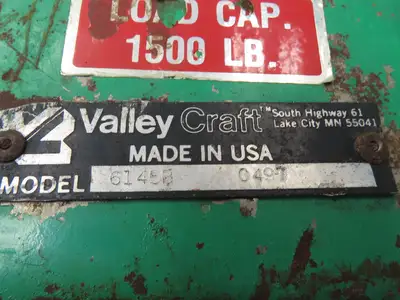 Valley Craft 61458 0497 Steel Barrel Drum Handler Carrier Lifter 1500 lbs