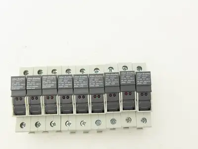 A-B 1492-FB1C30-L Lighted Fuse Holder 30A 600V 1 Pole Class CC Ser B Lot of 9