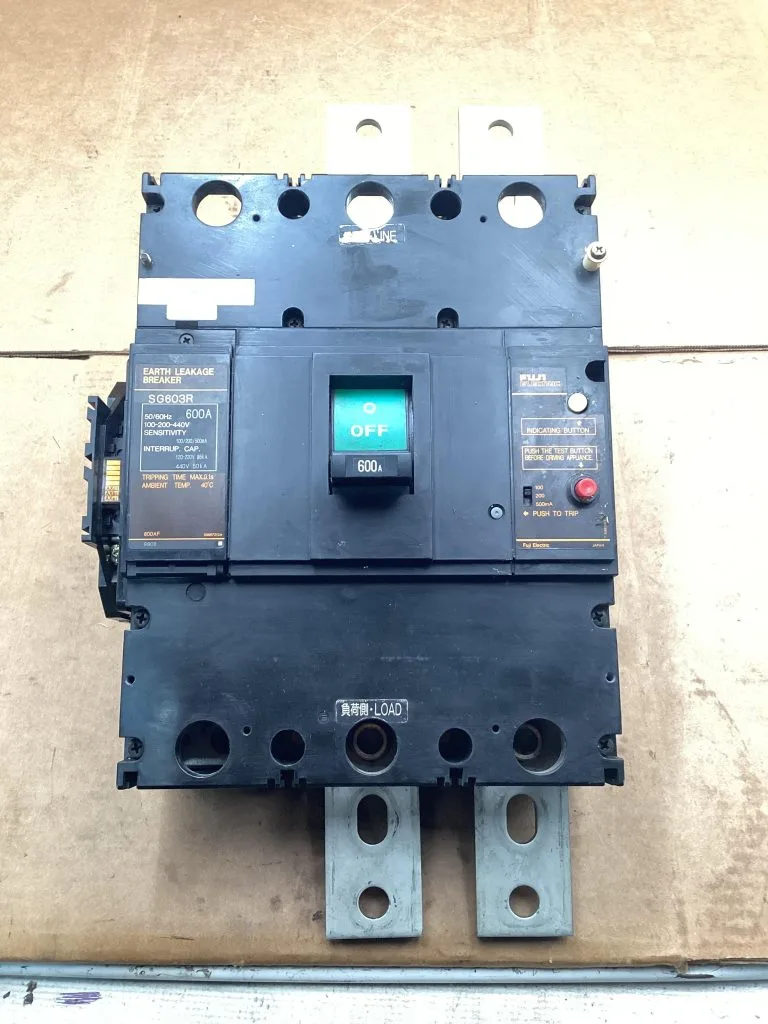 Fuji Electric 600A Earth Leakage Circuit Breaker SG603R; 100-200-440V