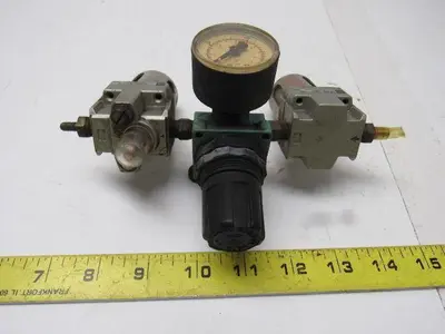SMC AF20-N01-CZ & Al2000-N01-3C Filter Regulator Lubricator 1/8" NPT Ports