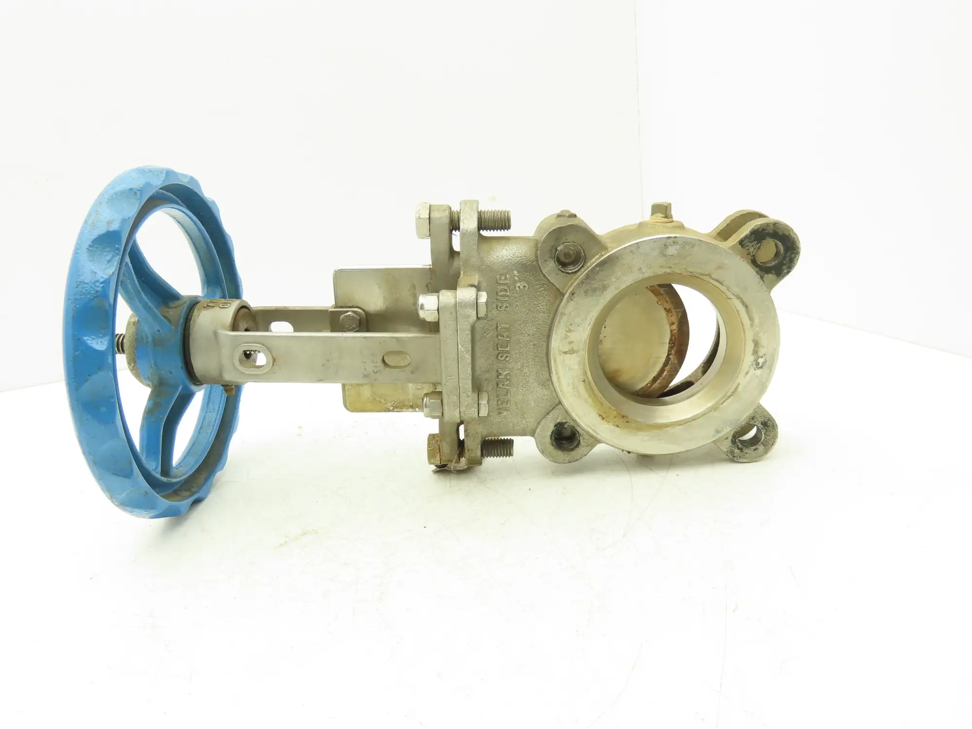 Velan L10-0320C-13BL 3" Stainless Knife Gate Valve Lug Style *Bad Seal*
