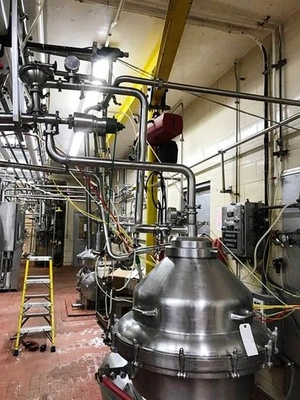 Alfa-Laval MRPX 214 TGV-74T warm milk separator, 316SS.