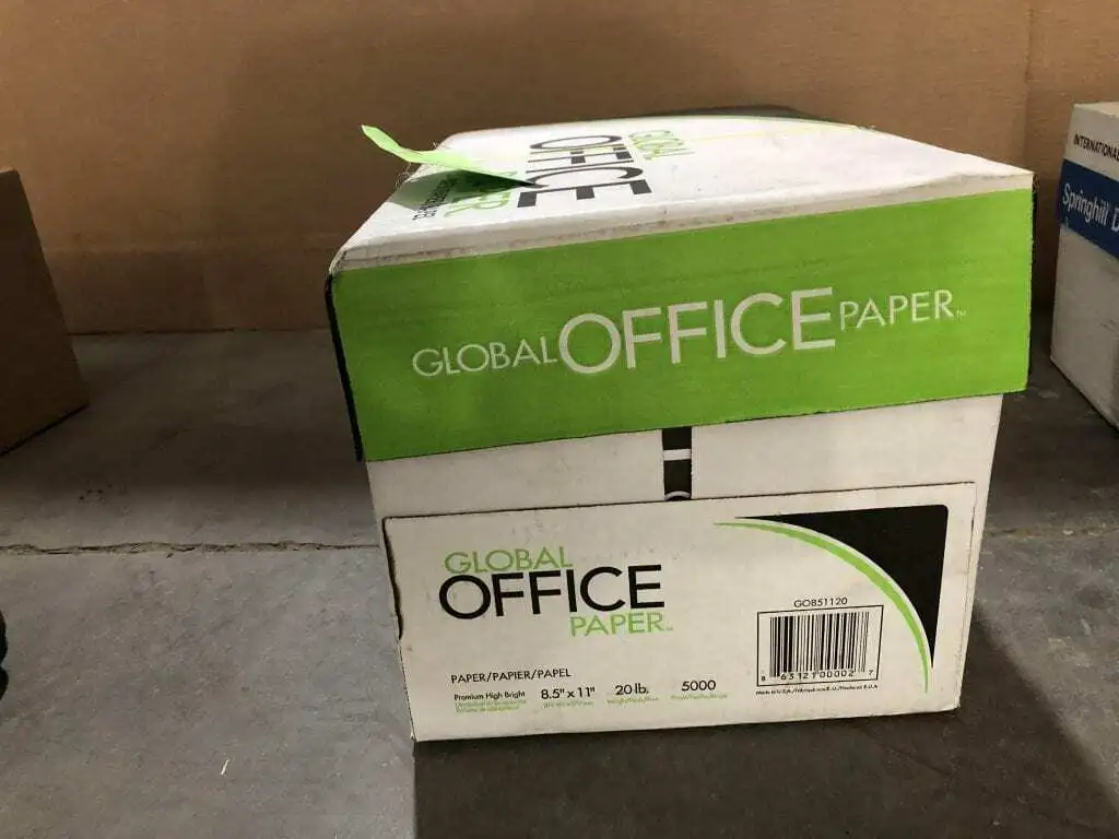 Global Office GO851120 8.5″ X 11″ Legal Copy Paper ; Bright White -NIB of 5000