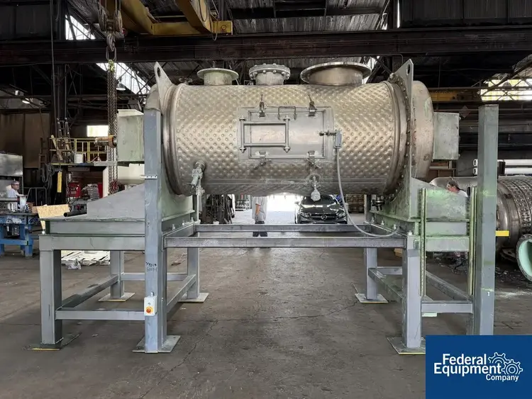 Used Processall 124 Cu Ft ProcessAll Plow Mixer Dryer, 304 S/S, Model 3500S Plow Mixers Ohio US | Federal Equipment Company #1337700