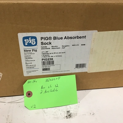 Pig PIG238 Blue Absorbent Sock 3″ x 48″ Absorbs up to 95 oz per sock