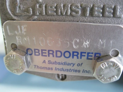 Oberdorfer 1/2" NPT Chemsteel RM10635CW-M1 Gear Pump WEG 1/2 HP Motor NEW P22
