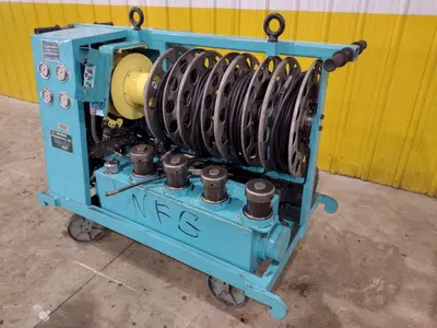 40 TON MODERN HYDRAULICS 4 CYLINDER PORTABLE HYDRAULIC DIE SETTING & SEPARATING SYSTEM: STOCK #23774