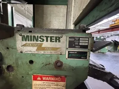MINSTER 10,000LB X 14" SERVO FEED LINE Feeders, Servo | Timco, Inc. (17)