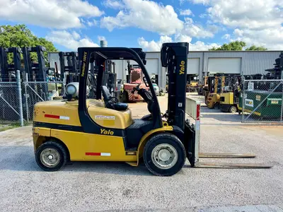 Used 2013 YALE GLP100VX Internal Combustion Forklifts: Pneumatic Tire Texas US | TB Forklifts #1274938