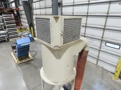 Cincinnati Fan PB-15A Cyclone Dust Collector Mesh Filter 5Gal 2600cfm 10Hp 112"H