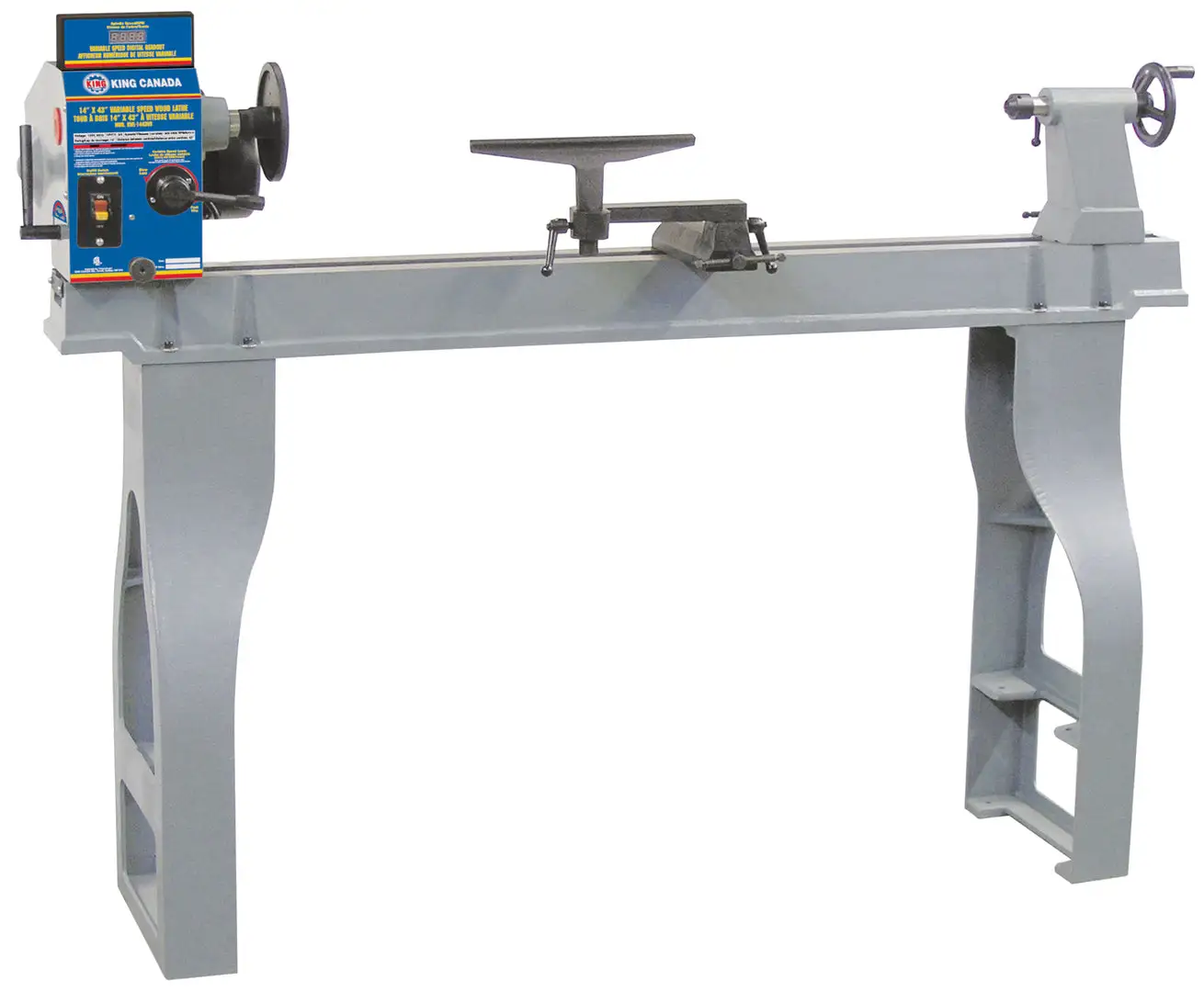 New | in-Stock KING CANADA KWL-1443VS Woodworking Lathes British Columbia CA | Lenmark #237631