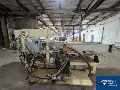 USED VINYLETECH ABBOTTSTOWN 144" Vinyletech Abbottstown Vacuum Table, model D9056-12