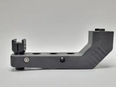 3842539336, 3842539330 | Bosch Rexroth 3842539330 Support Arm w/ 3842539336 Guide Rail Clamping Piece - Used