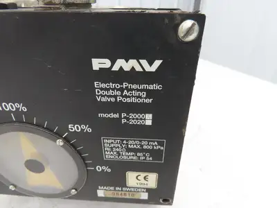 Jamesbury 3" 5150 313600TT Ball Valve Flanged w/Pneumatic Actuator & Positioner