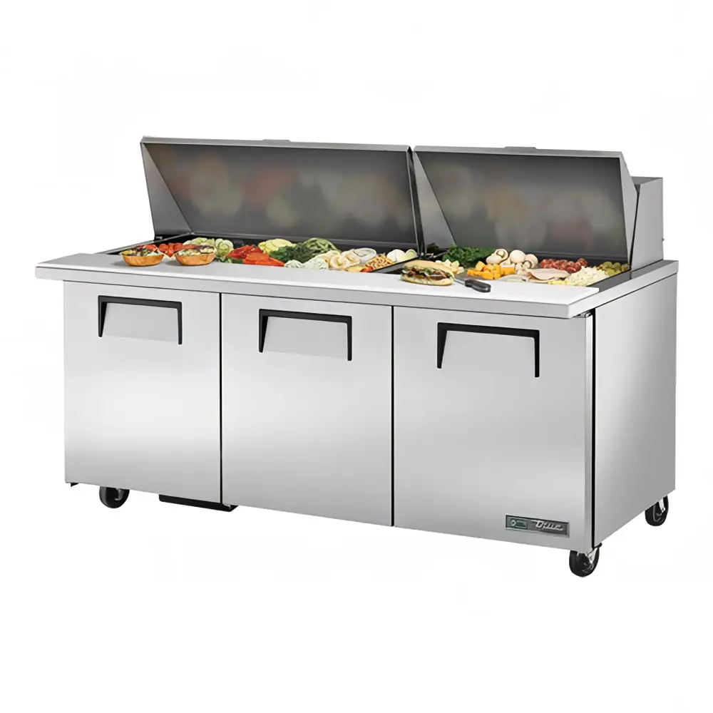 Used True TSSU-72-30M-B-ST-HC Food Prep Tables Illinois US | Falcon Restaurant Supply #1374165