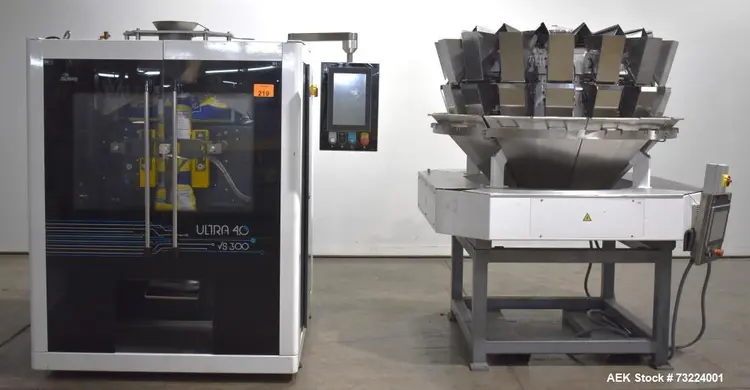 Used MASIPACK VS300 Net Weigh Filler Scale Vertical Form & Fill Illinois US | Aaron Equipment #86732