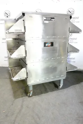 2019 MIDDLEBY MARSHALL TRIPLE STACK PROPANE GAS SPLIT BELT PIZZA CONVEYOR OVEN MODEL PS638G