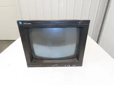 Allen Bradley 6157-BEDAAZZAZZZ Monitor Screen CRT Interface CRACKED GLASS