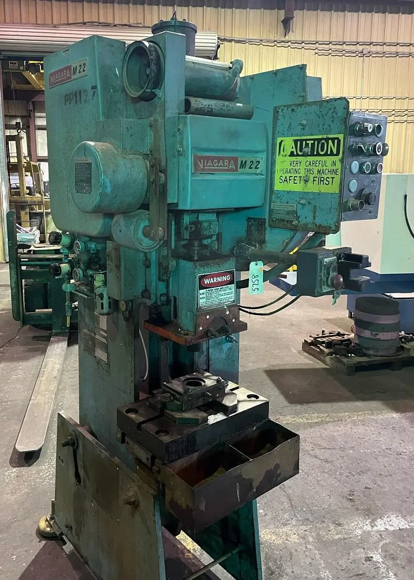 Used 1983 NIAGARA NIAGARA M22 20T O.B.I. Presses | Universal Metalworking Equipment #1282209