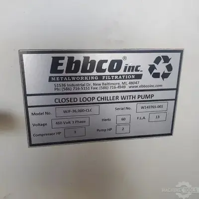 USED 2017 EBBCO WJF-36000-CLC