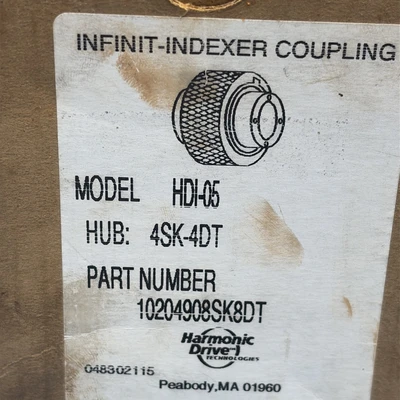 New | in-Stock Harmonic Drive HDI-05 Power Generation Indiana US | J&J Industrial Supply #1360638