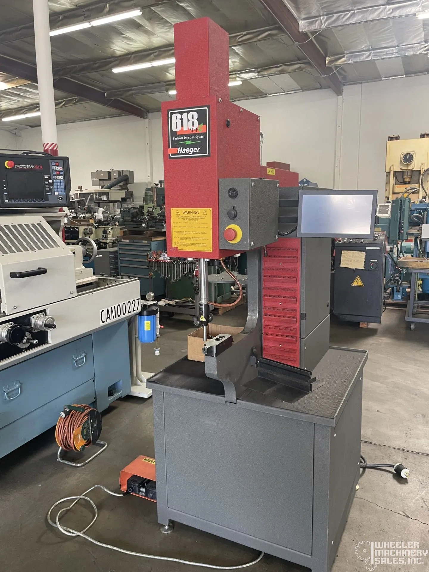 2021 HAEGER 618 MSPe Hardware Insertion Machine w/ Touch Screen Control #8336