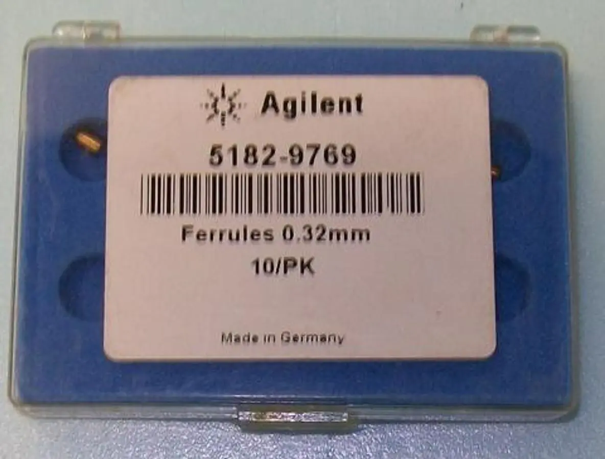 QTY. 7. AGILENT FERRULES 0.32MM NO.: 5182-9769....