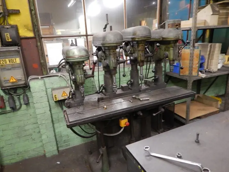 Used DRILLING MACHINE 4 HEADS Heavy Duty Multiple Spindle Drills including Gang & Cluster BE | Apt International N.V #361847